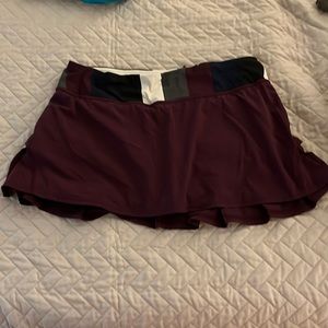 Lululemon pace runner skirt